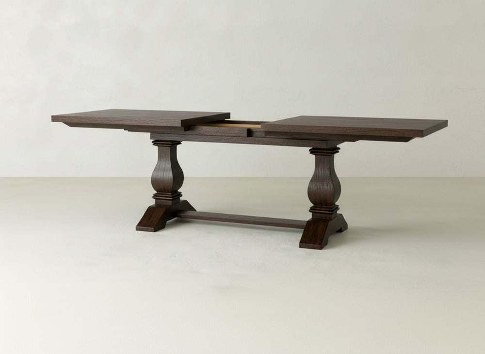 Heirloom Expandable Dining Table - Sable on Oak
