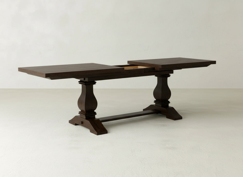 Heirloom Expandable Dining Table - Sable on Oak