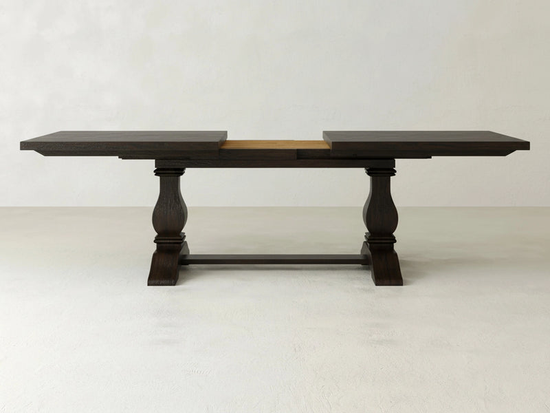 Heirloom Expandable Dining Table - Espresso on Oak