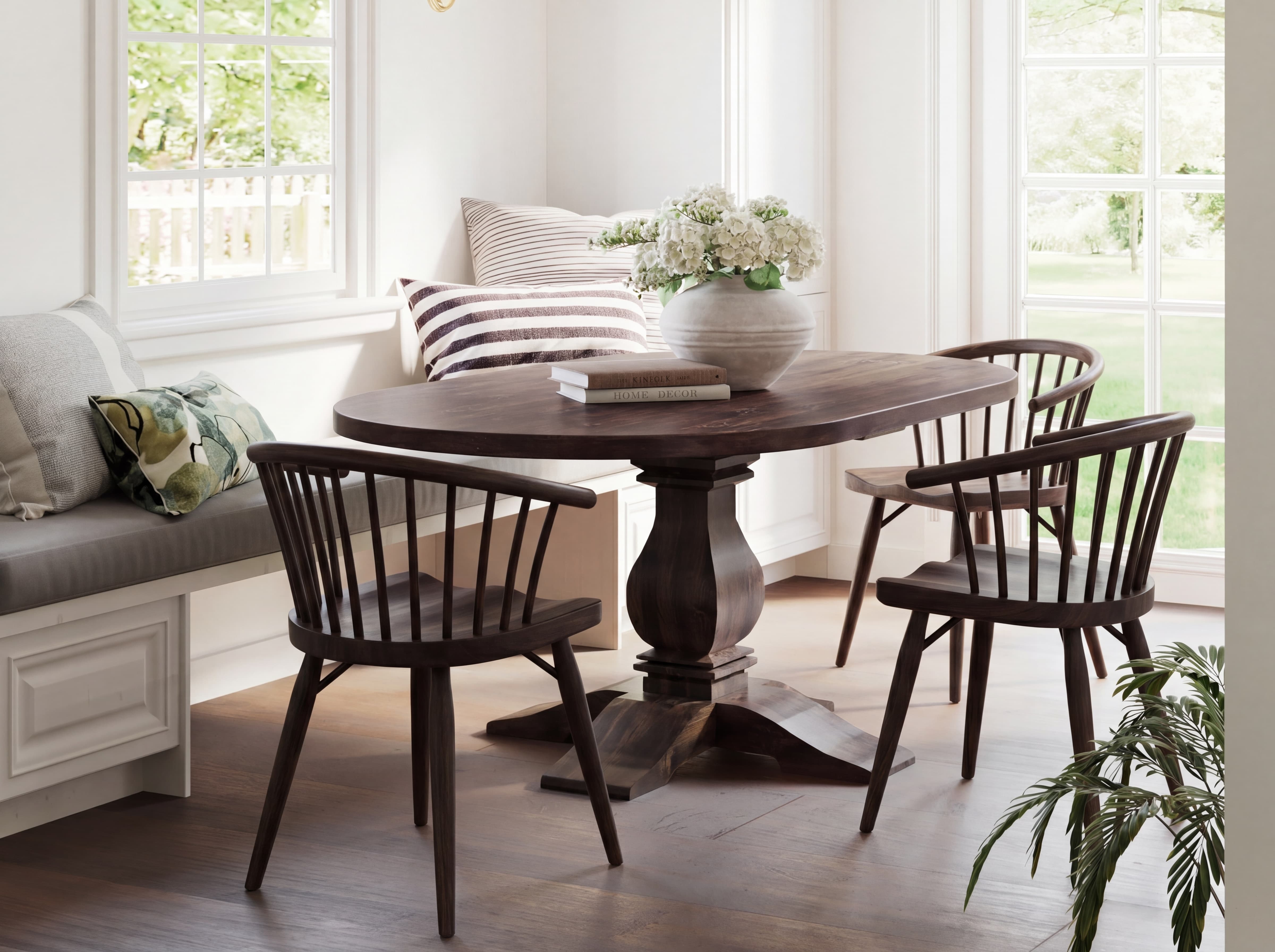Heirloom Oval Dining Table - Almond on Oak