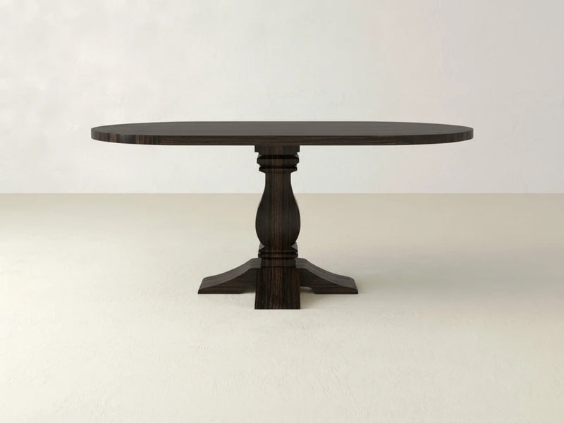 Heirloom Oval Dining Table - Espresso on Oak
