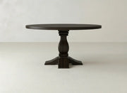 Heirloom Round Dining Table - Espresso on Oak