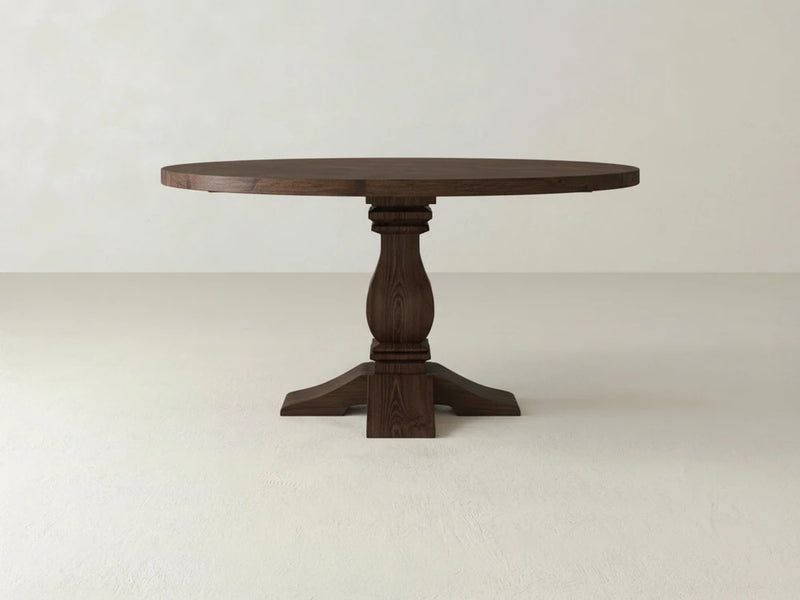 Heirloom Round Dining Table - Sable on Oak
