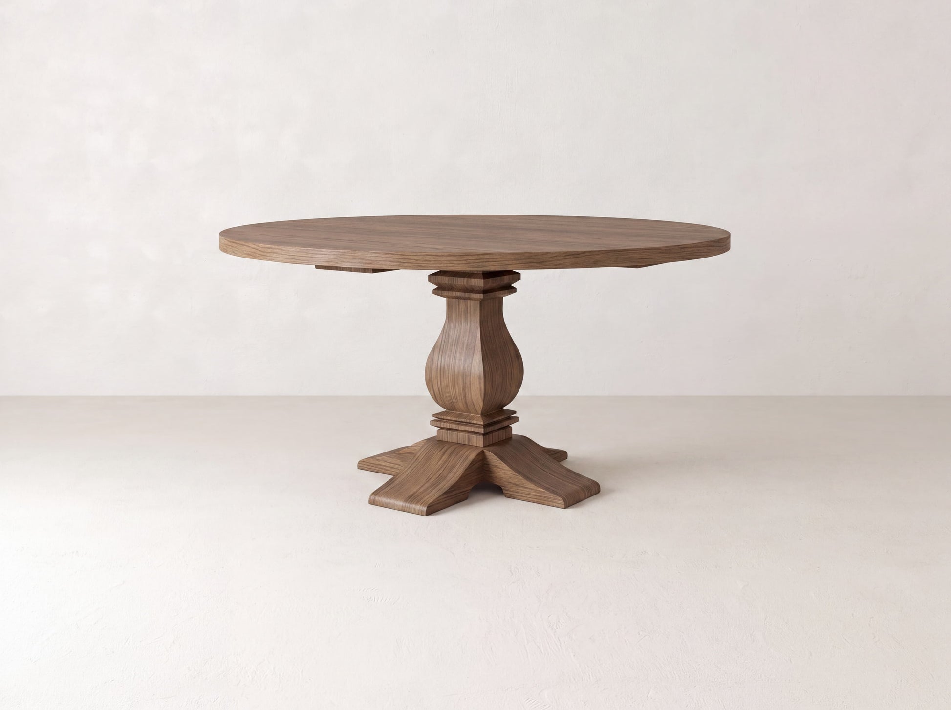 Heirloom Round Dining Table - Almond on Oak