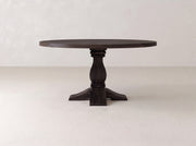 Heirloom Round Dining Table - Umber on Black Walnut