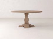 Heirloom Round Dining Table - Sandstone on White Oak
