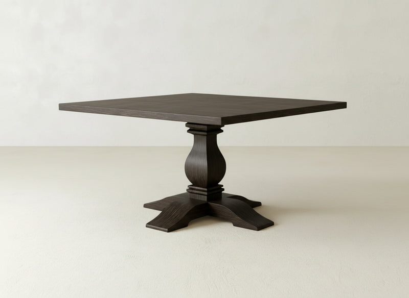 Heirloom Square Dining Table - Espresso on Oak