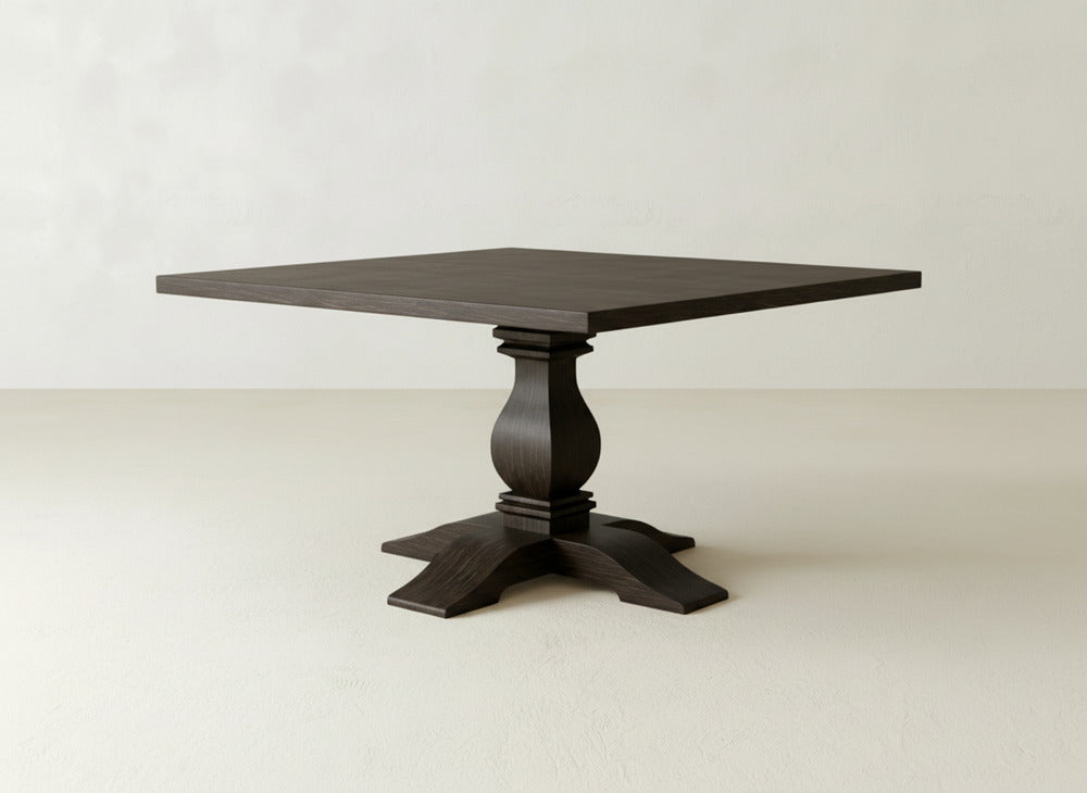 Heirloom Square Dining Table - Espresso on Oak