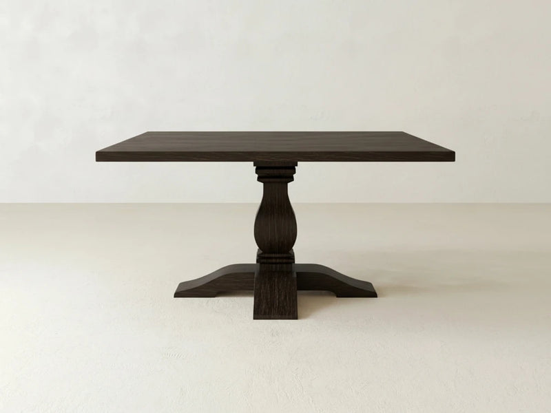 Heirloom Square Dining Table - Espresso on Oak
