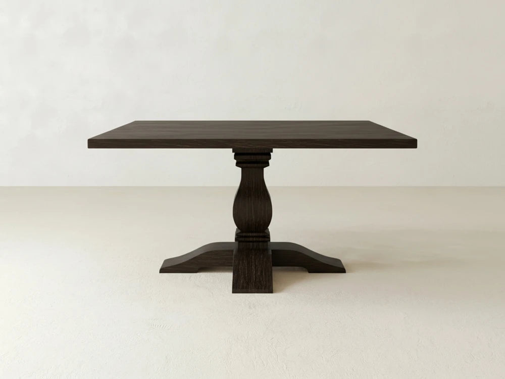 Heirloom Square Dining Table - Espresso on Oak