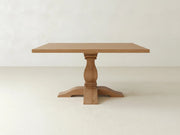 Heirloom Square Dining Table - Oat on Oak