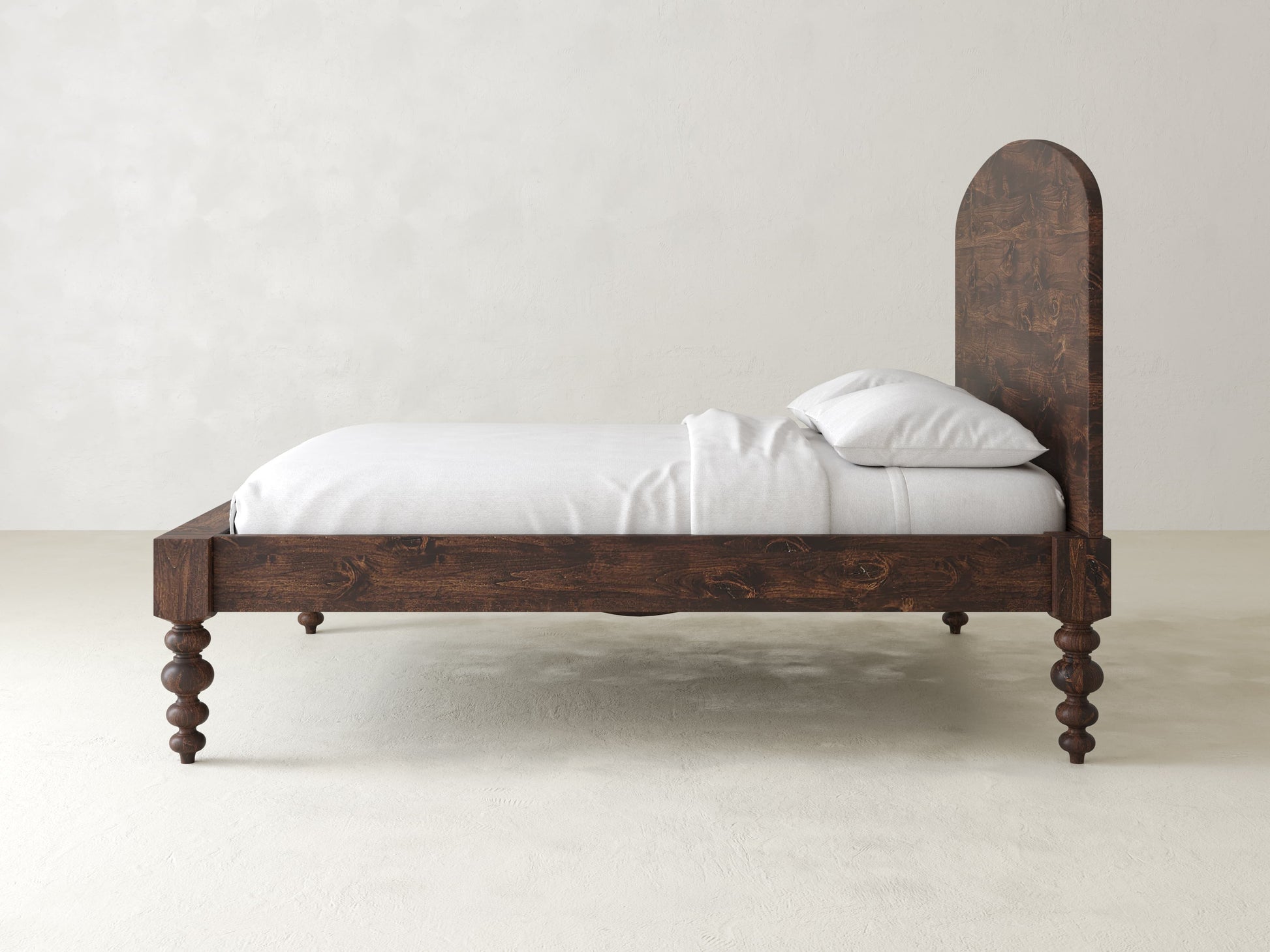 Olivia Arch Bed - Tobacco on Alder