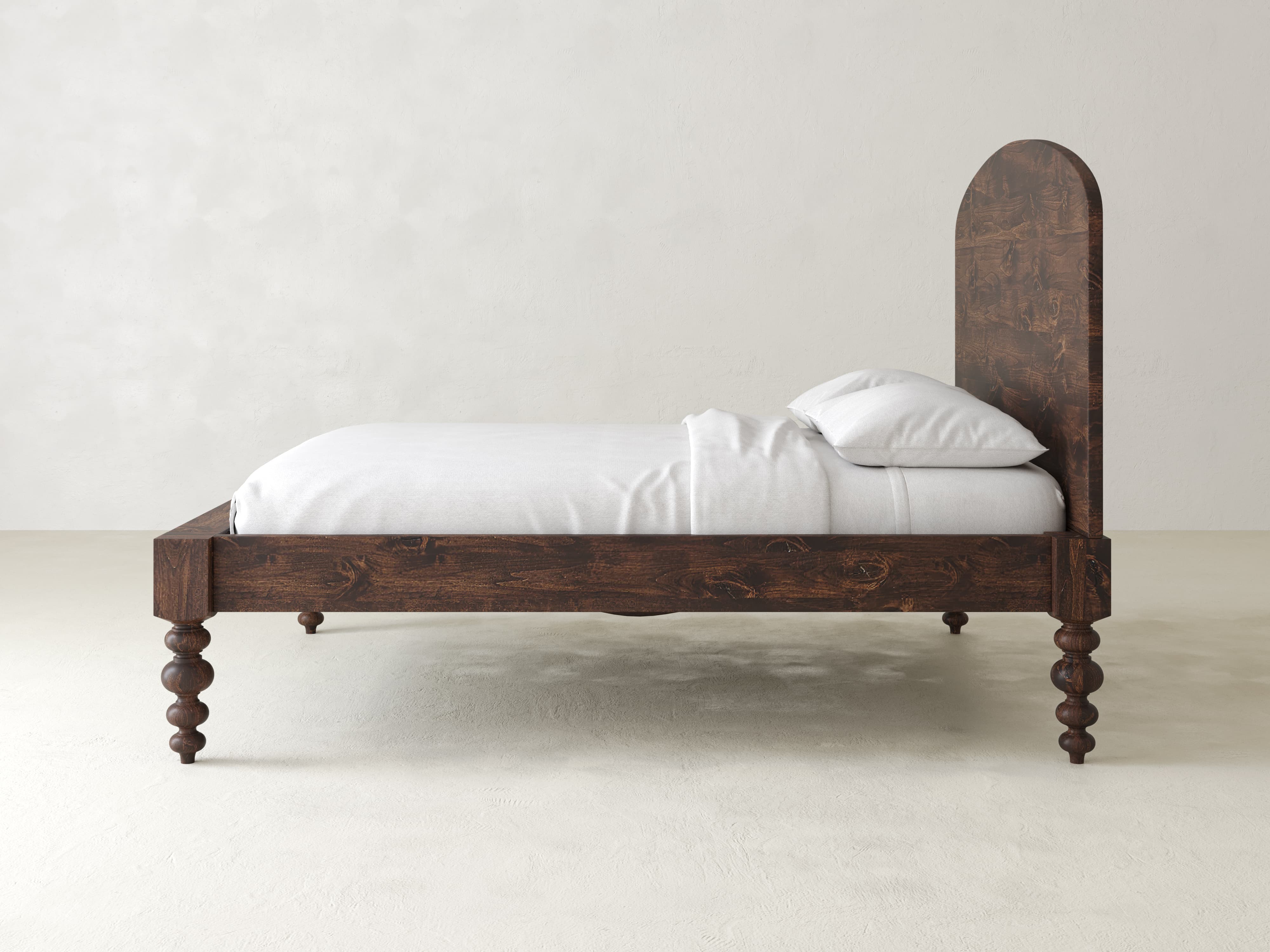 Olivia Arch Bed - Tobacco on Alder