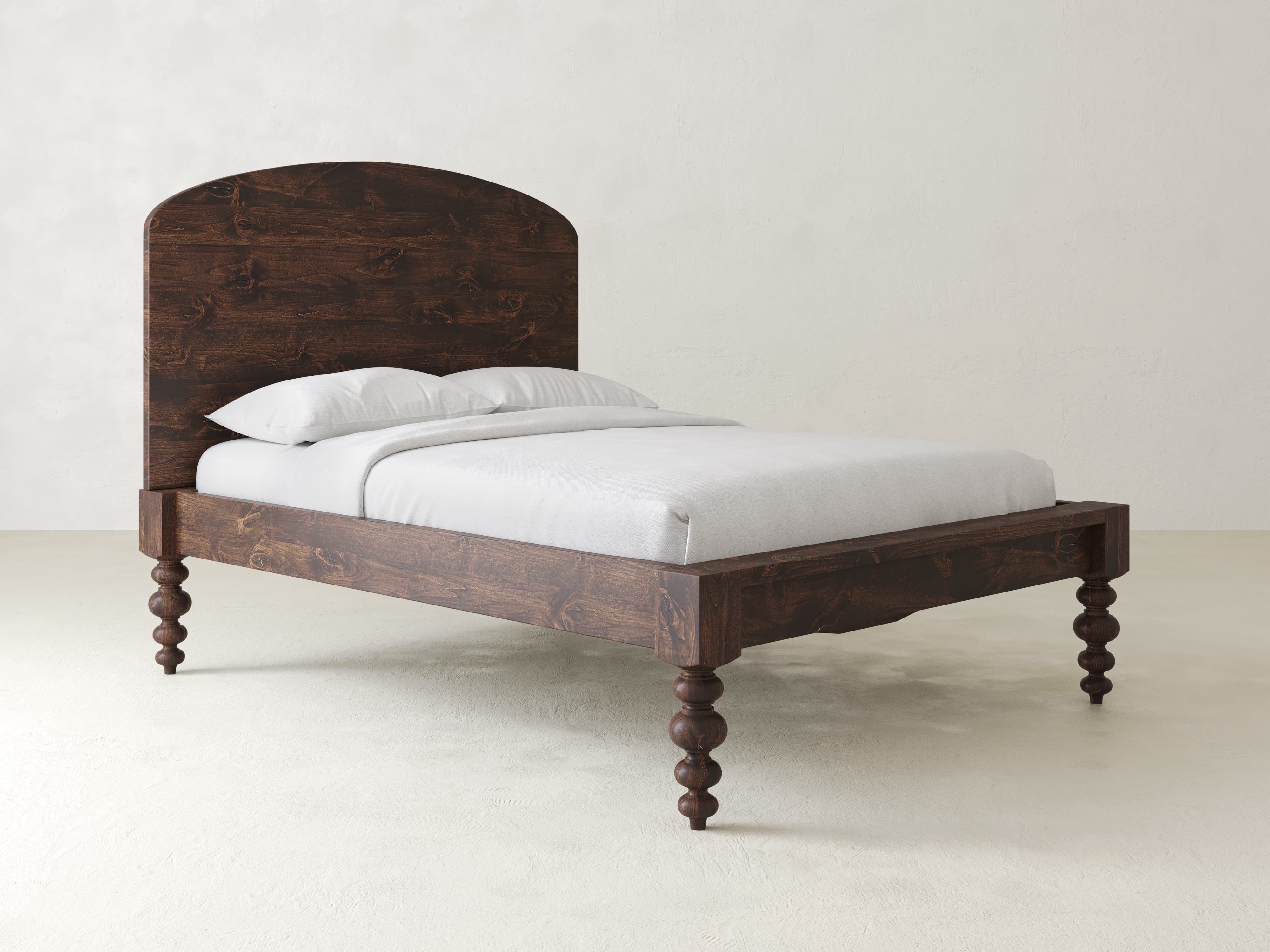 Olivia Arch Bed - Tobacco on Alder