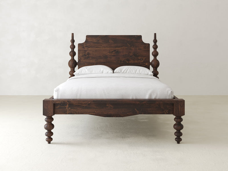 Olivia Poster Bed - Tobacco on Alder
