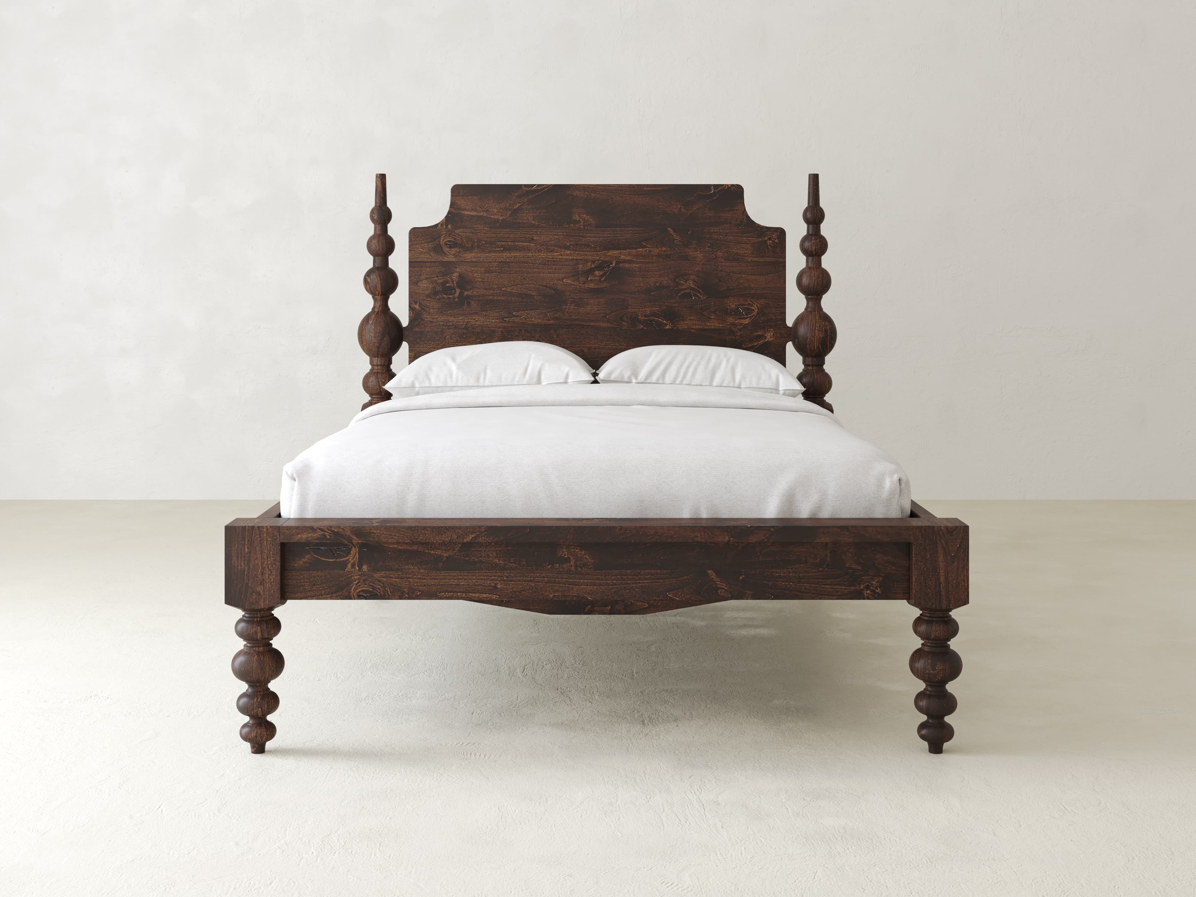 Olivia Poster Bed - Tobacco on Alder