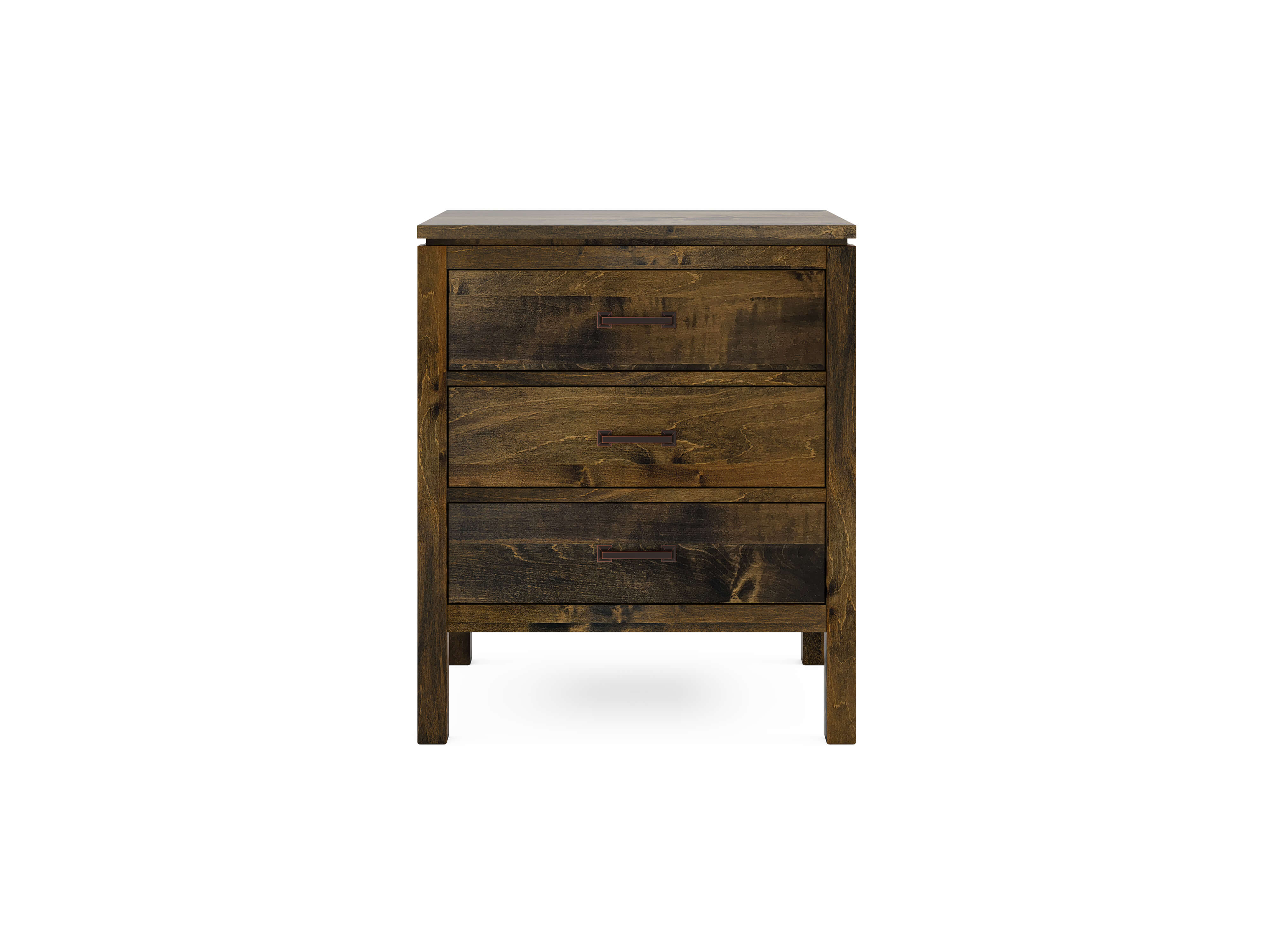 Jensen 3 Drawer Nightstand | James & James