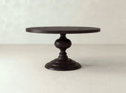 Josephine Round Dining Table - Umber on Black Walnut