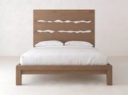 Live Edge Bed - Almond on Oak