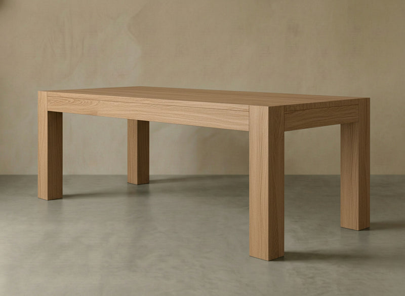 Morgan Dining Table - Oat on Oak