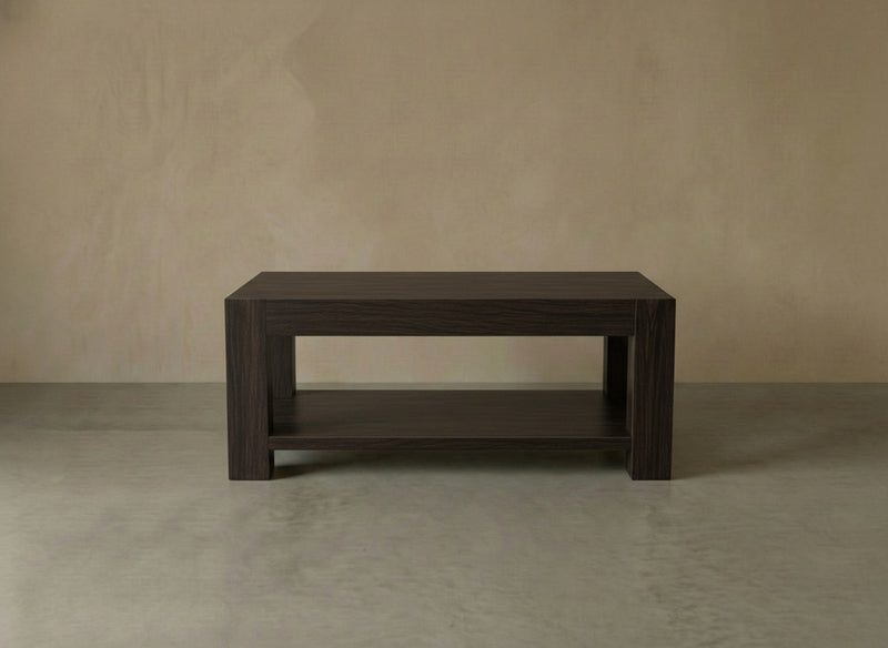 Morgan Rectangular Cocktail Table - Espresso on Oak
