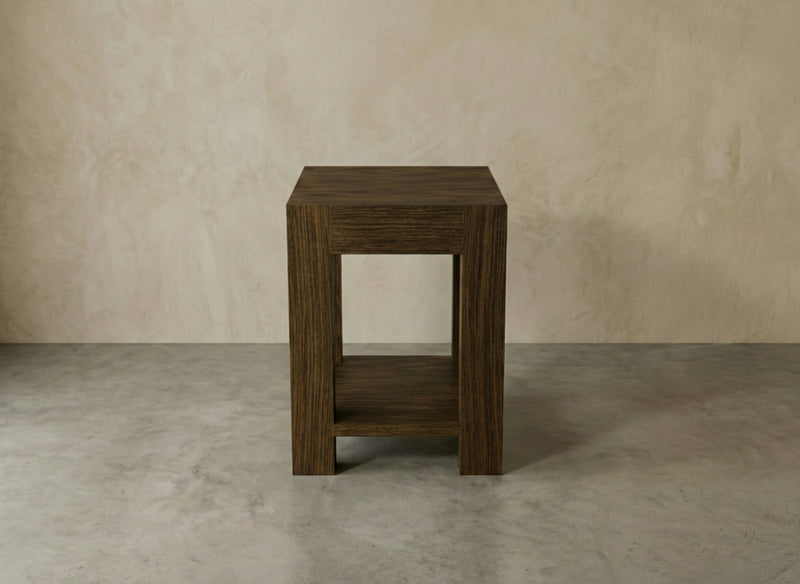 Morgan Side Table - Sable on Oak
