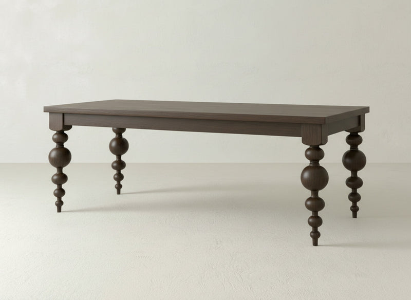 Olivia Dining Table - Sable on Oak