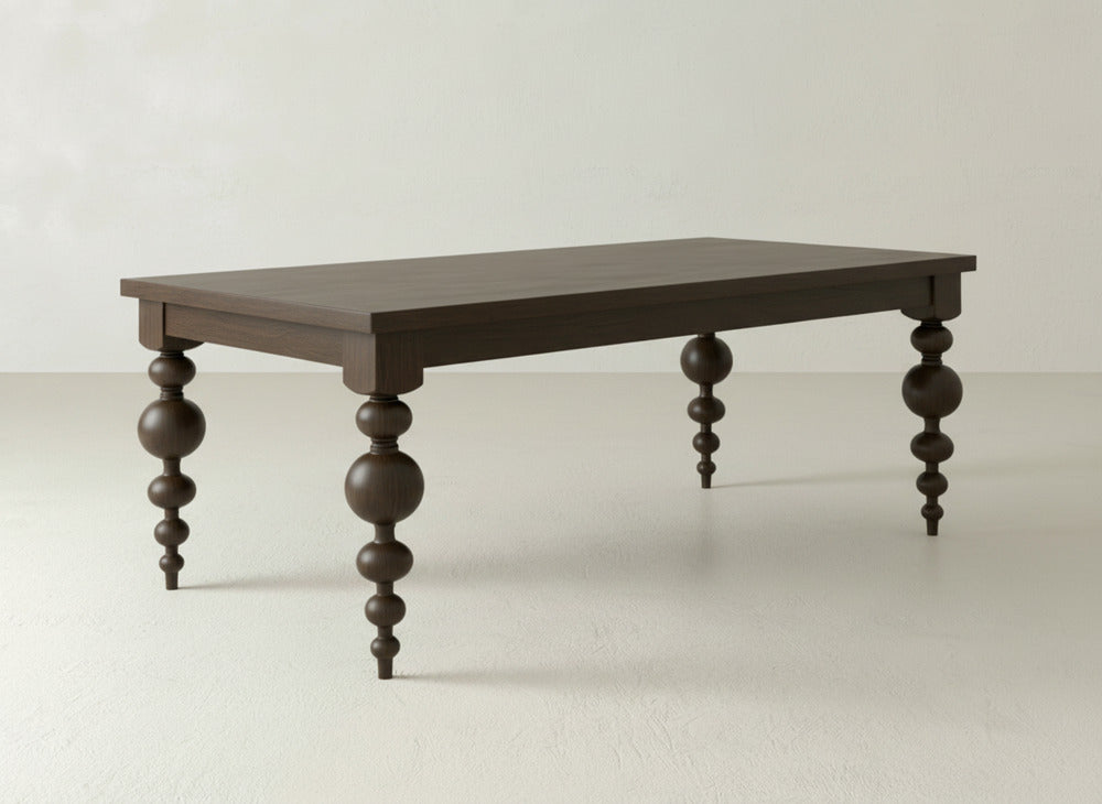 Olivia Dining Table - Sable on Oak