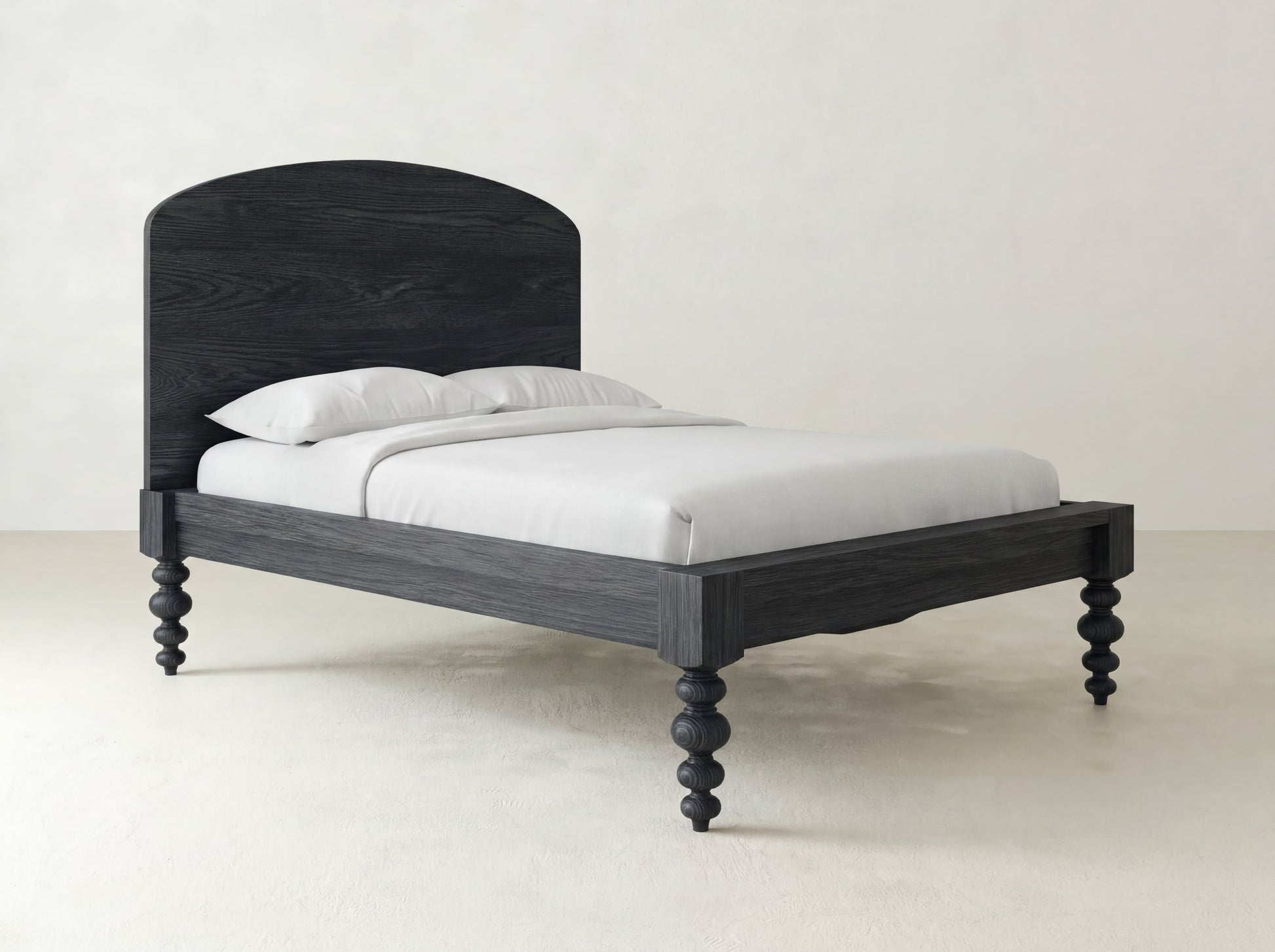 Olivia Arch Bed - Espresso on Oak
