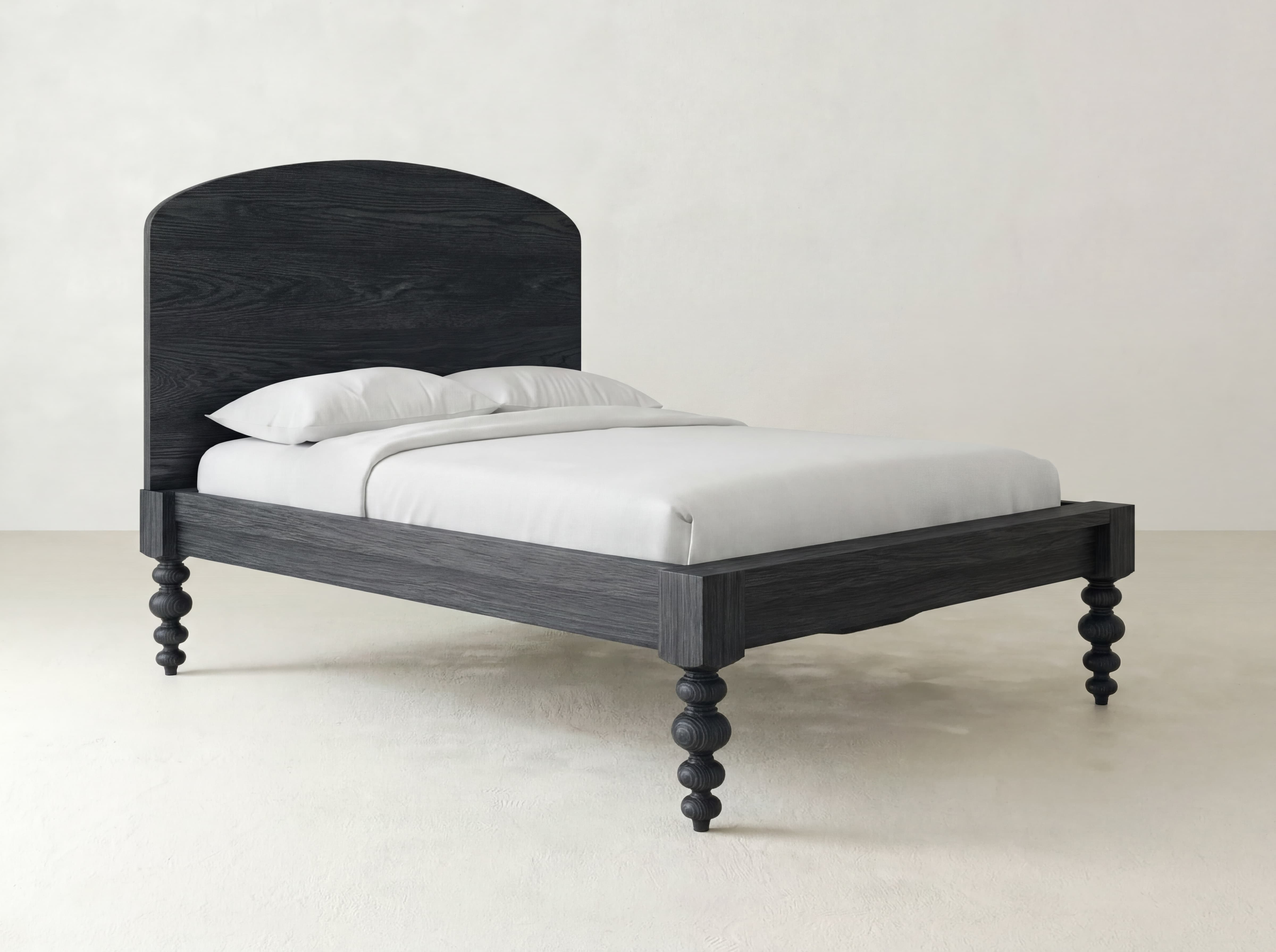 Olivia Arch Bed - Espresso on Oak