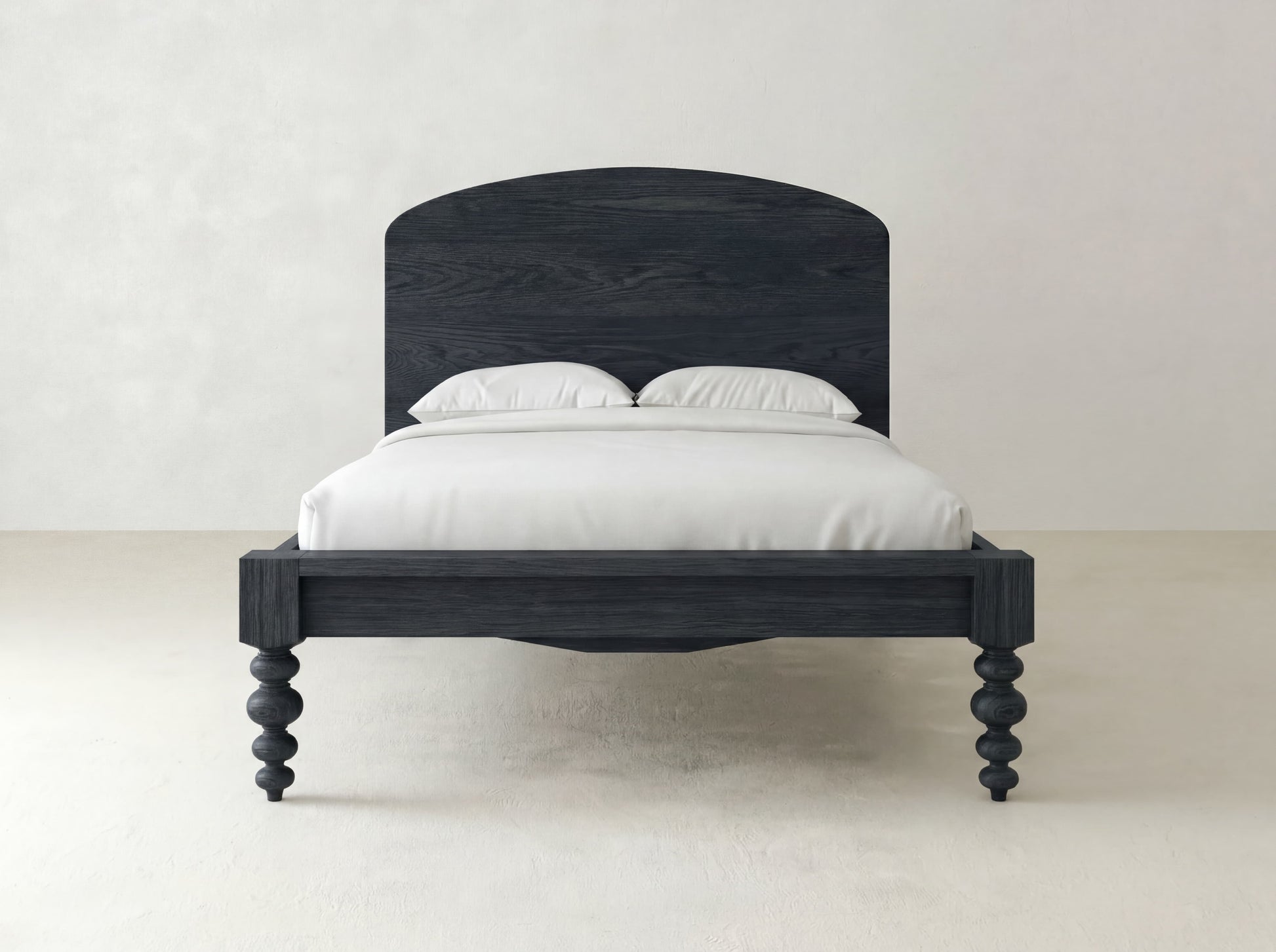 Olivia Arch Bed - Espresso on Oak