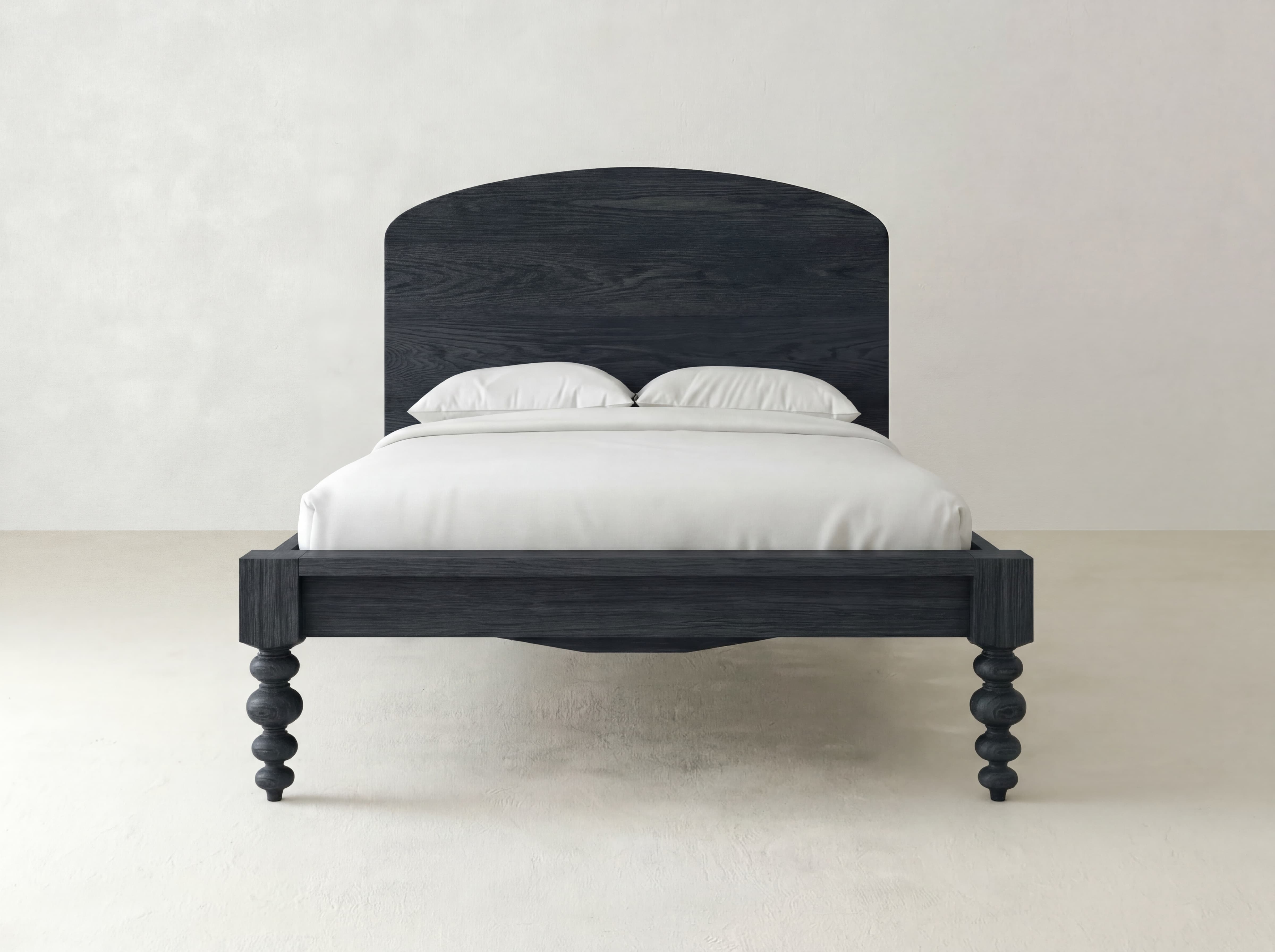 Olivia Arch Bed - Espresso on Oak