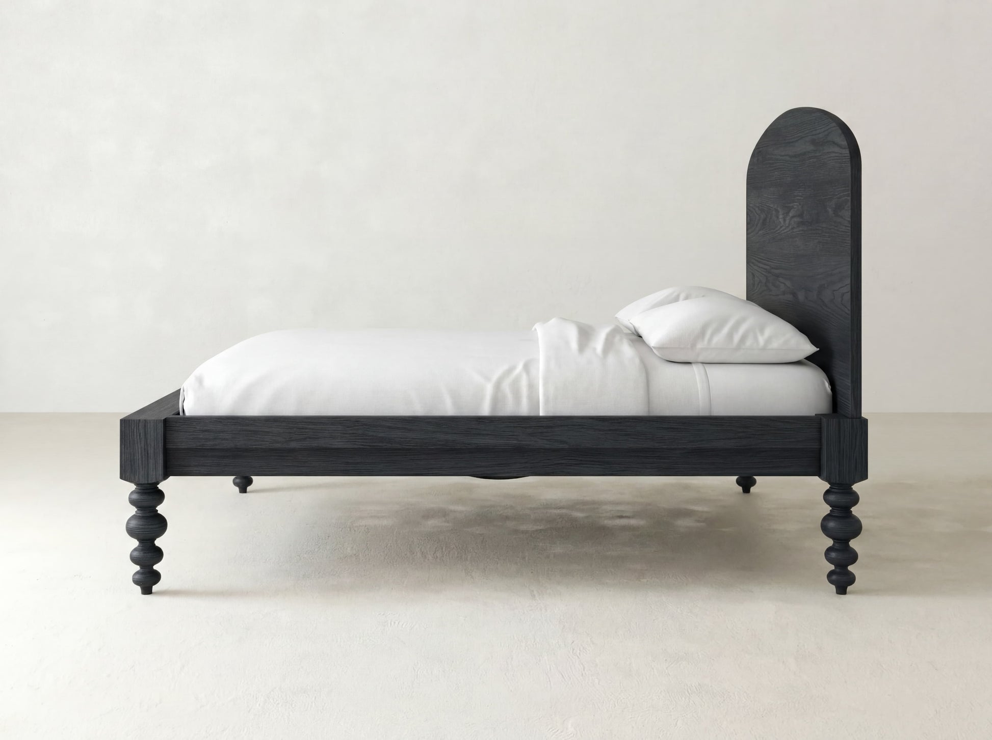 Olivia Arch Bed - Espresso on Oak