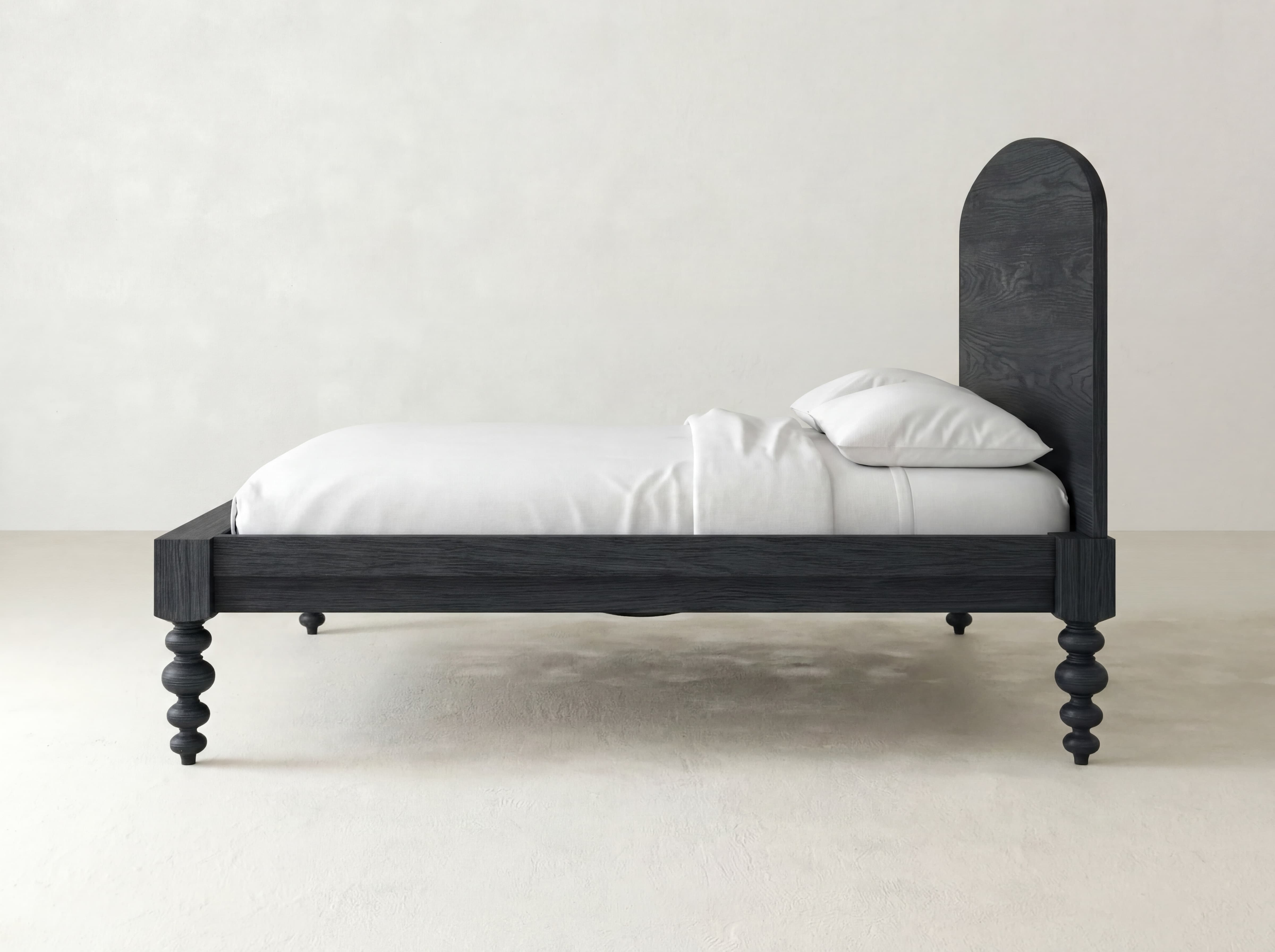 Olivia Arch Bed - Espresso on Oak
