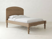 Olivia Arch Bed - Oat on Oak