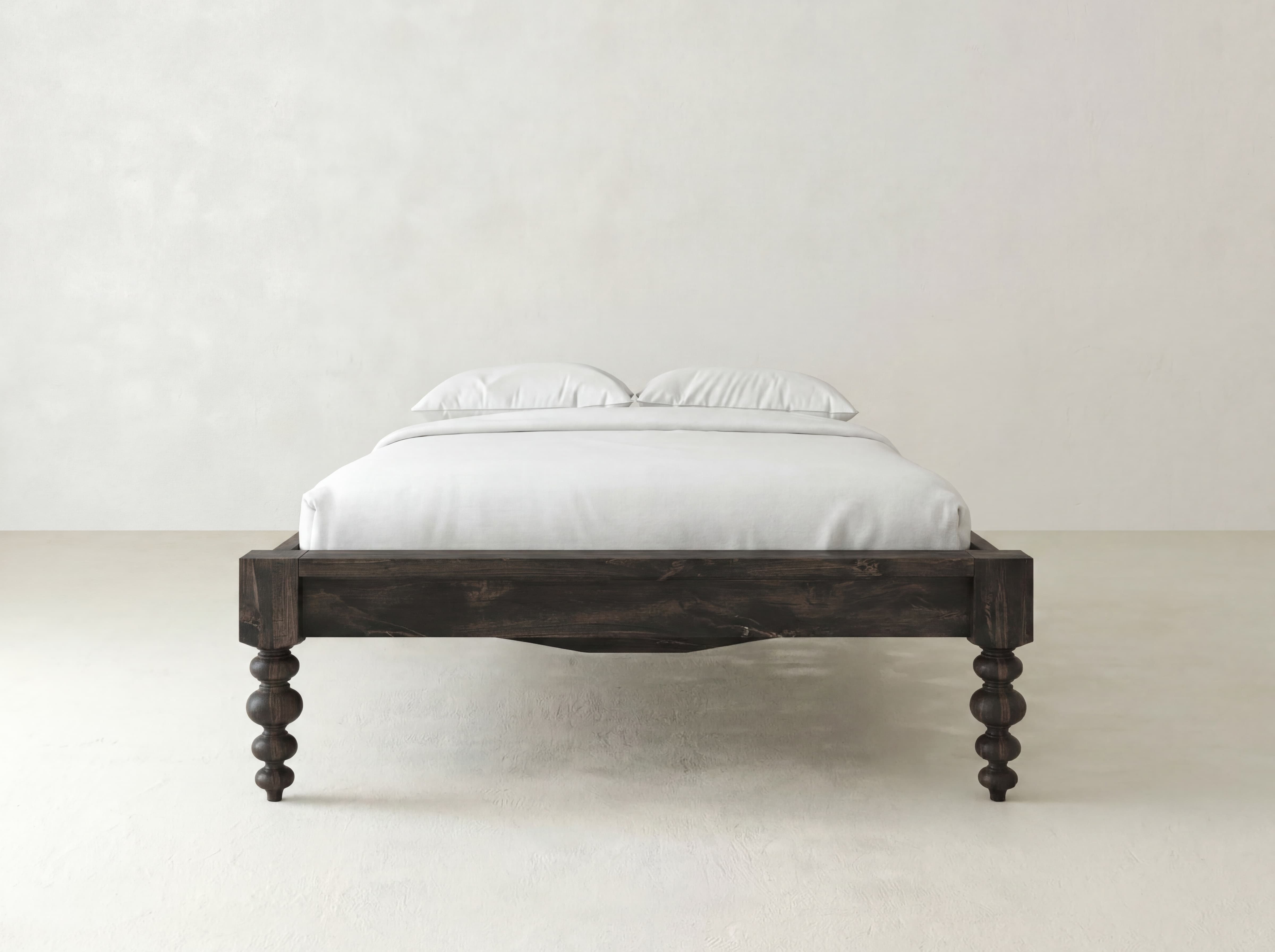 Olivia Bed - Charred Ember on Alder