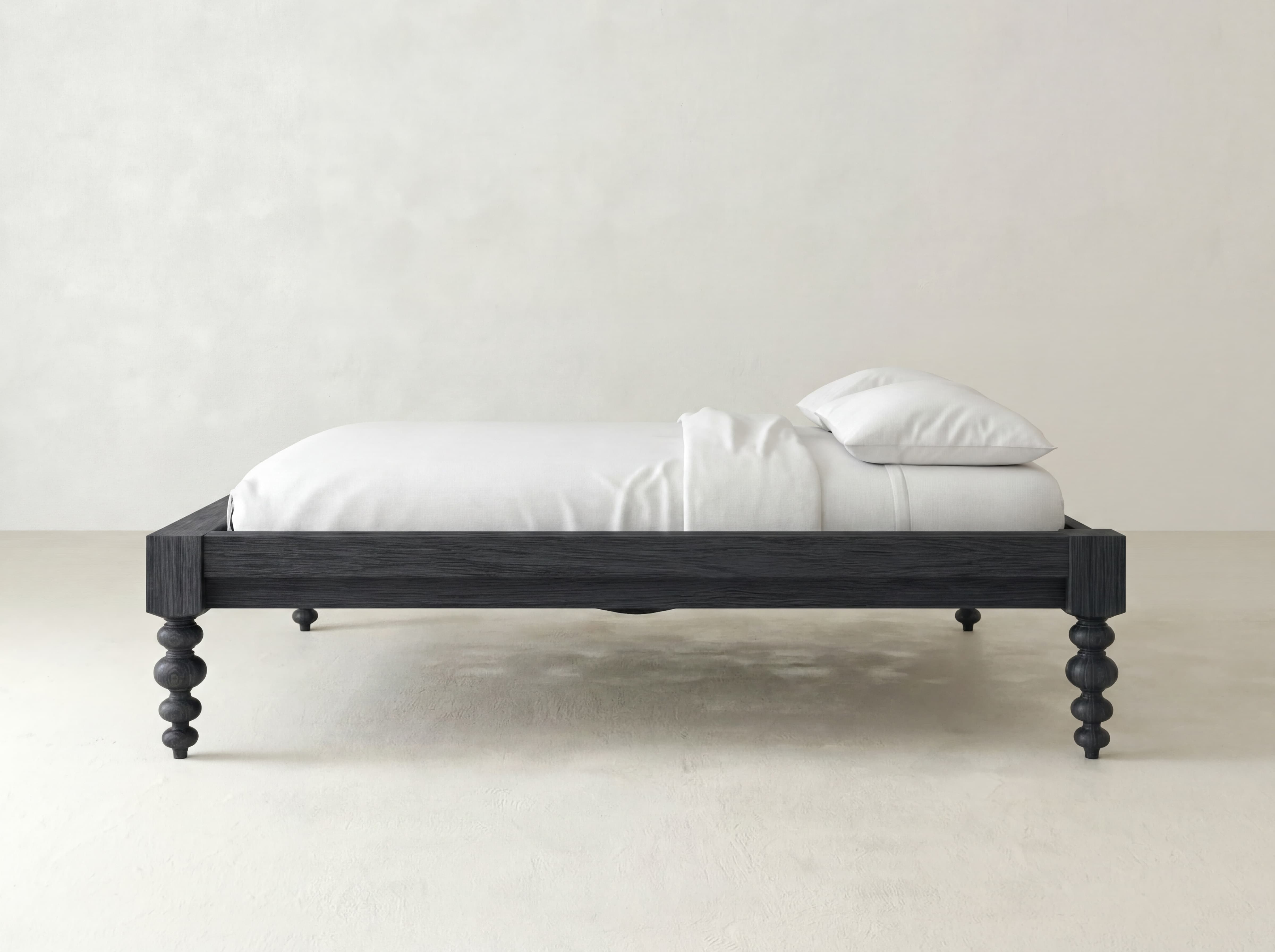Olivia Bed - Espresso on Oak
