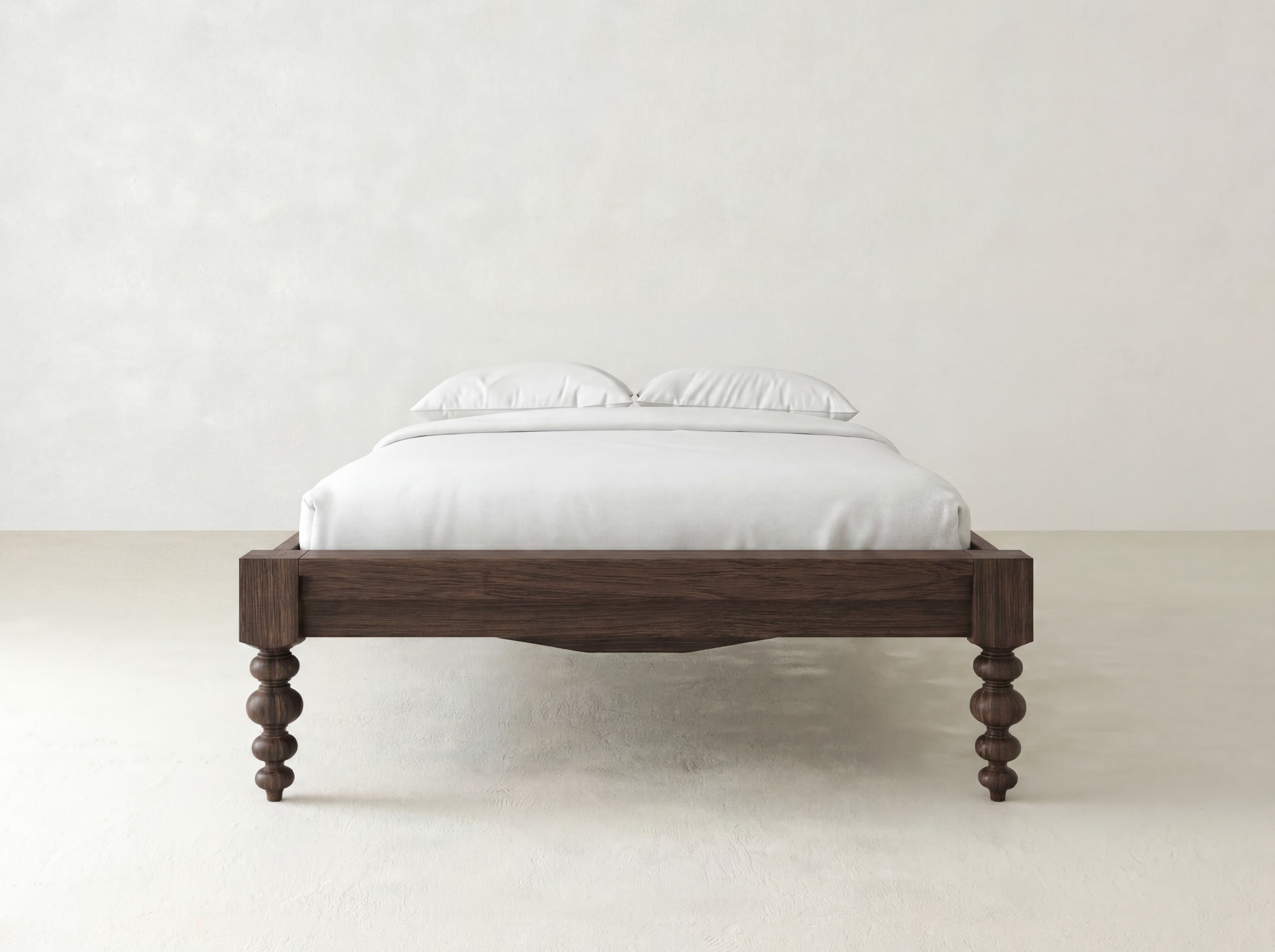 Olivia Bed - Sable on Oak