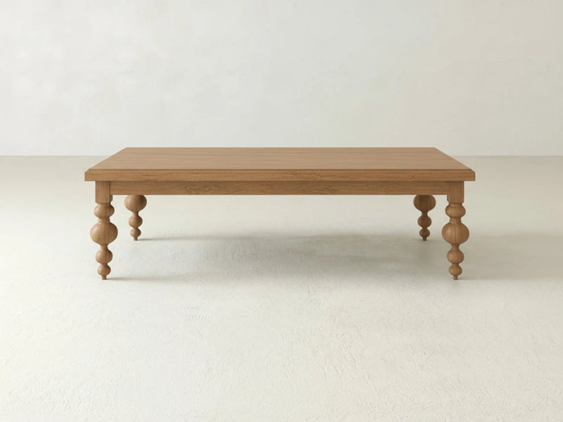 Olivia Coffee Table - Oat on Oak