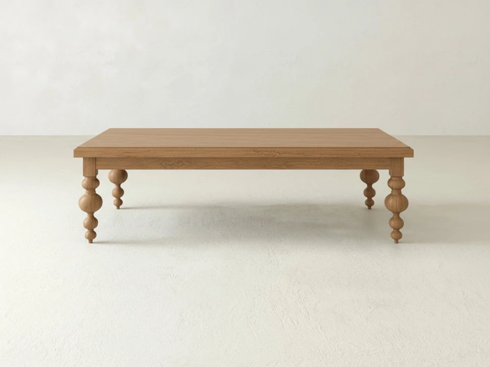 Olivia Coffee Table - Oat on Oak
