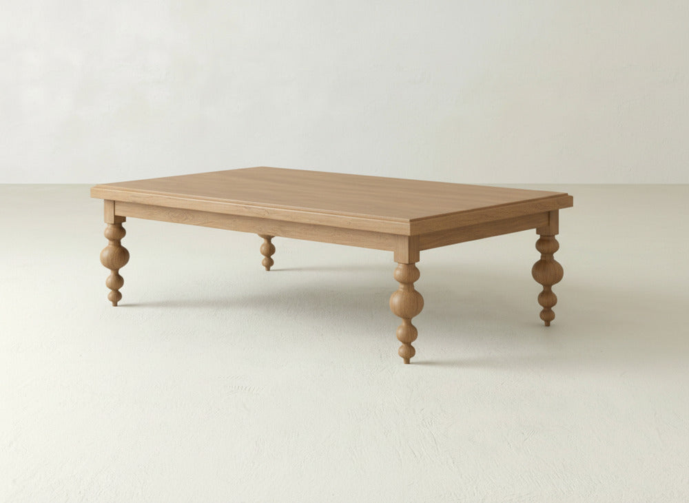 Olivia Coffee Table - Oat on Oak