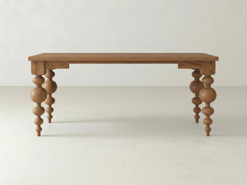 Olivia Desk - Almond on Oak