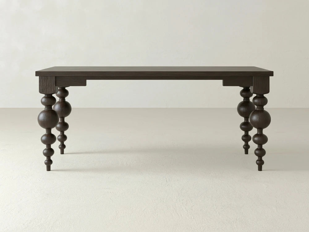 Olivia Desk - Espresso on Oak