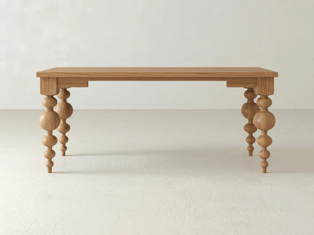 Olivia Desk - Oat on Oak