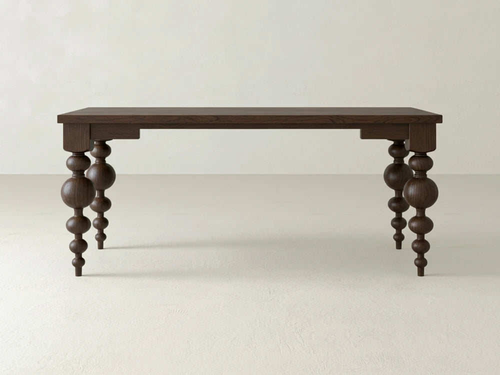 Olivia Desk - Sable on Oak