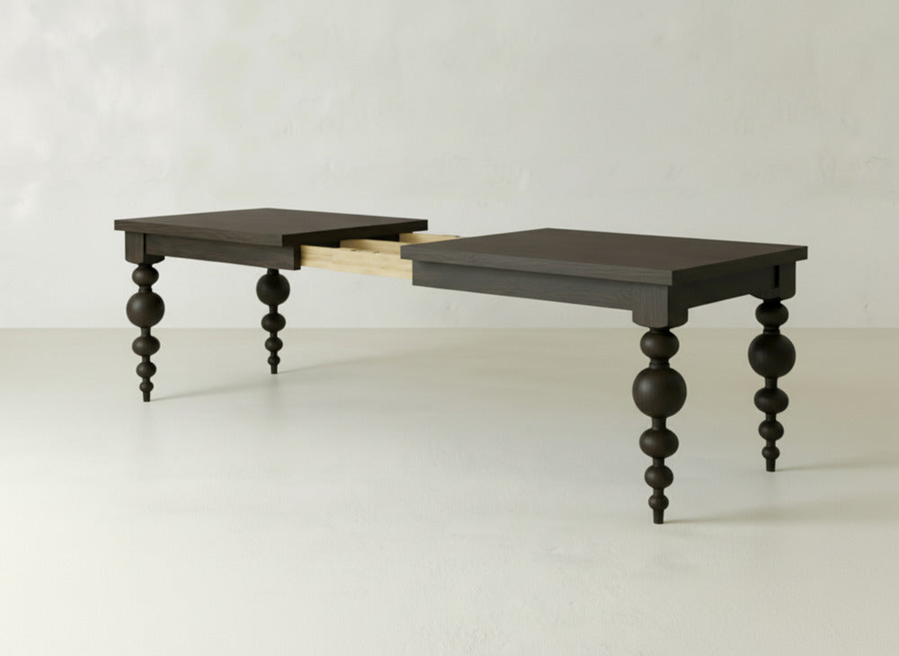 Olivia Expandable Dining Table - Espresso on Oak
