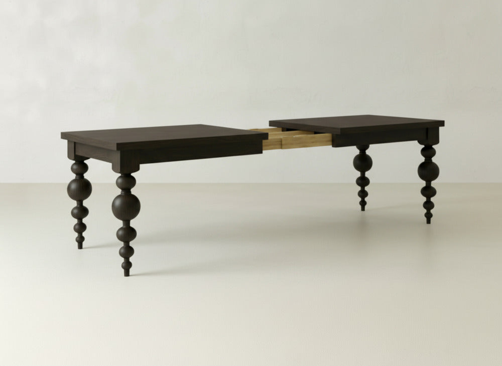 Olivia Expandable Dining Table - Espresso on Oak
