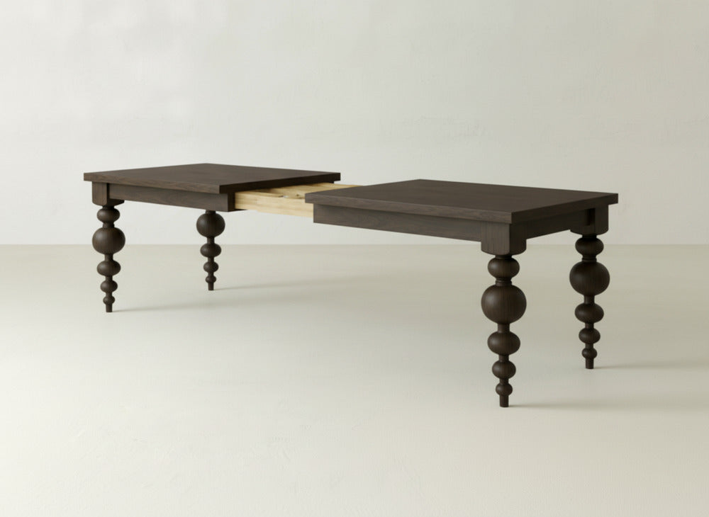 Olivia Expandable Dining Table - Sable on Oak