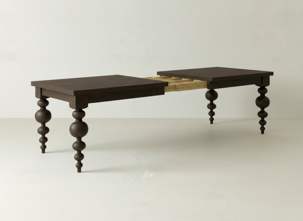 Olivia Expandable Dining Table - Sable on Oak