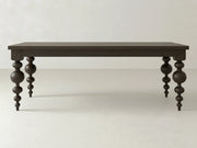 Olivia Dining Table - Espresso on Oak